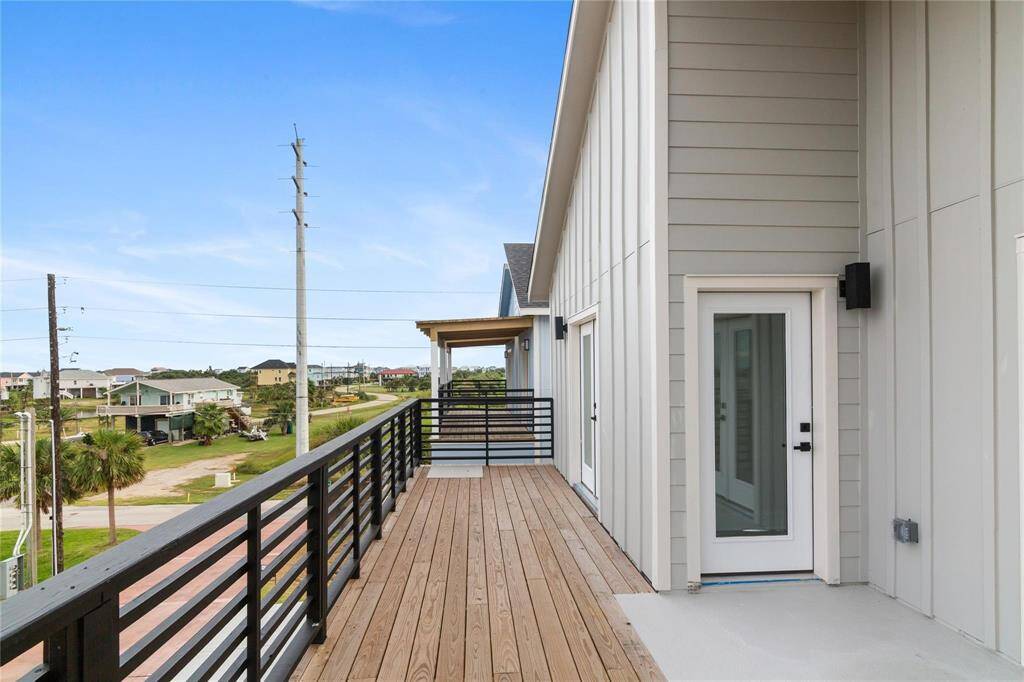 Generous space for patio furniture on each deck!