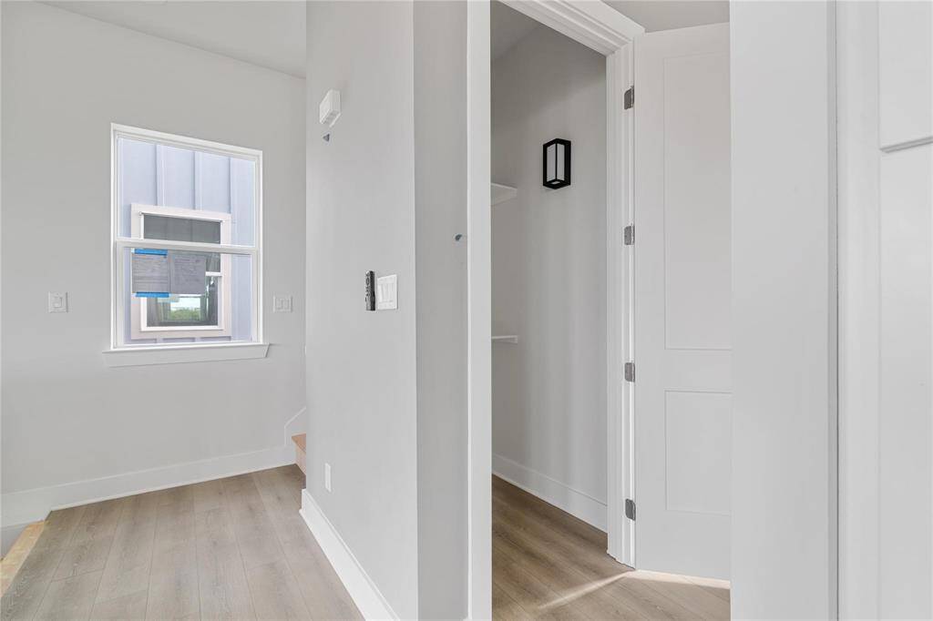 Pre-designed for an elevator shaft, this space is ready for you to install an elevator to enhance accessibility across all floors.  Alternatively, this space can be used as a storage/closet space.