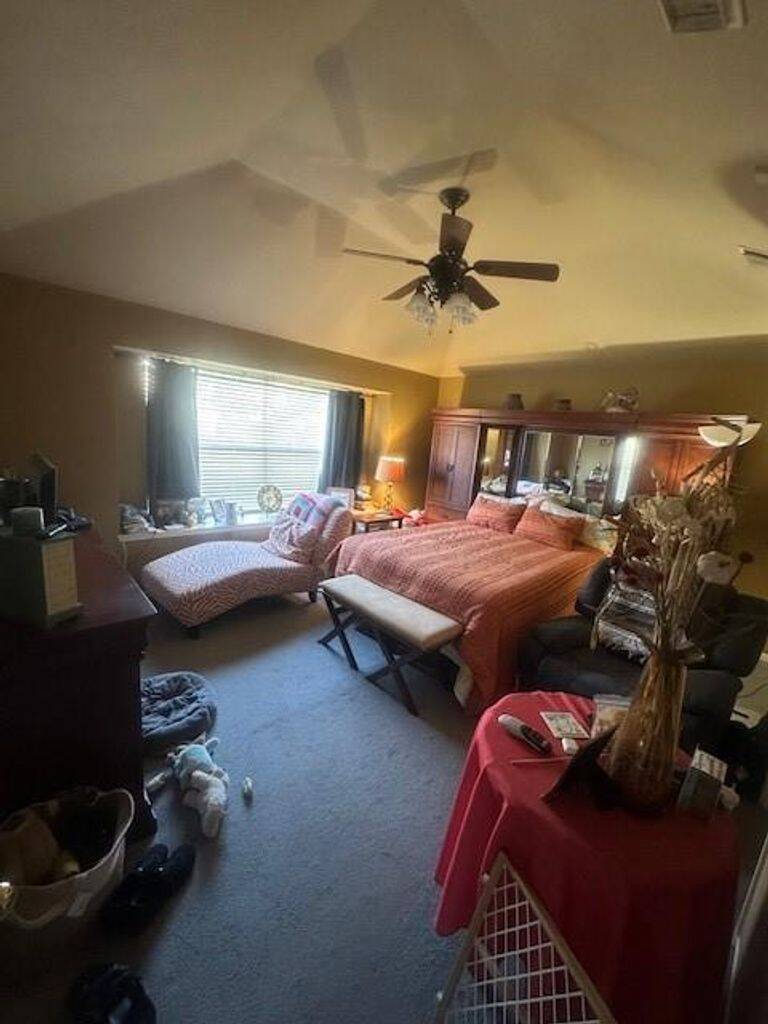 Master Bedroom with View of Backyard