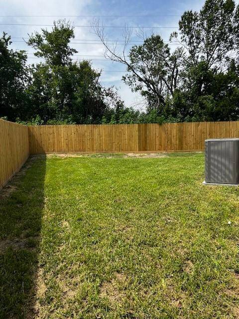 Fully fenced Backyard