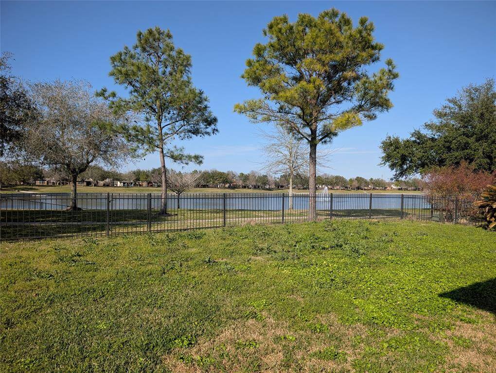 Backyard to lake view