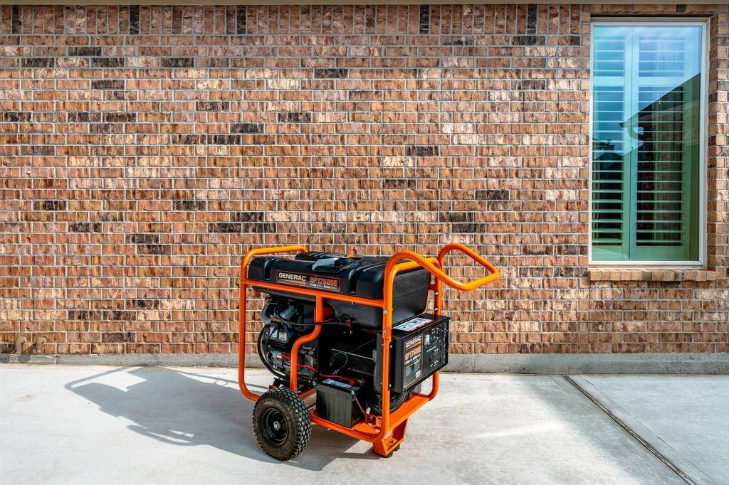 Generator has a switch installed and will power the entire home.