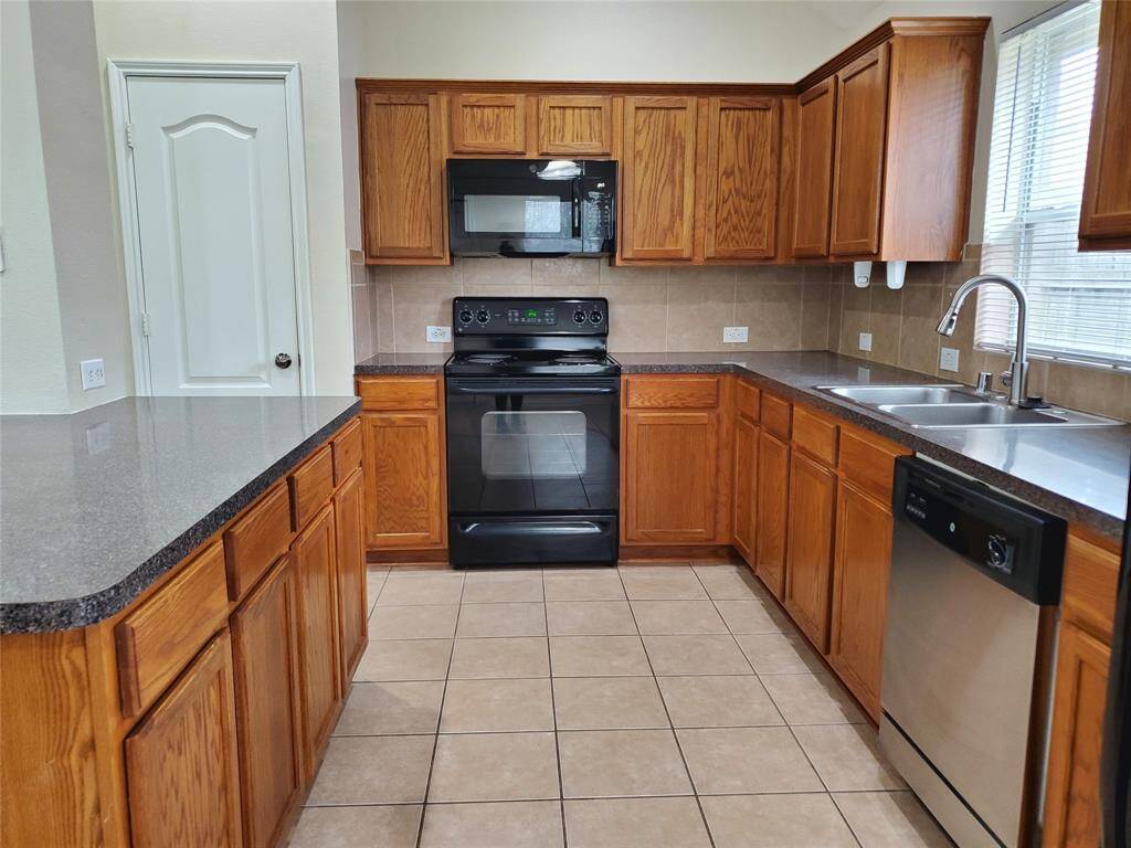 Angle view of kitchen