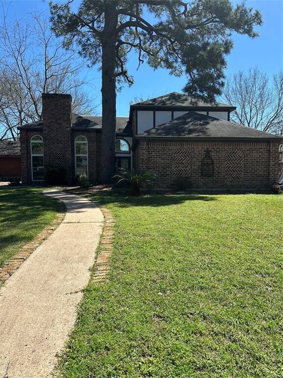 side walk to Front French doors