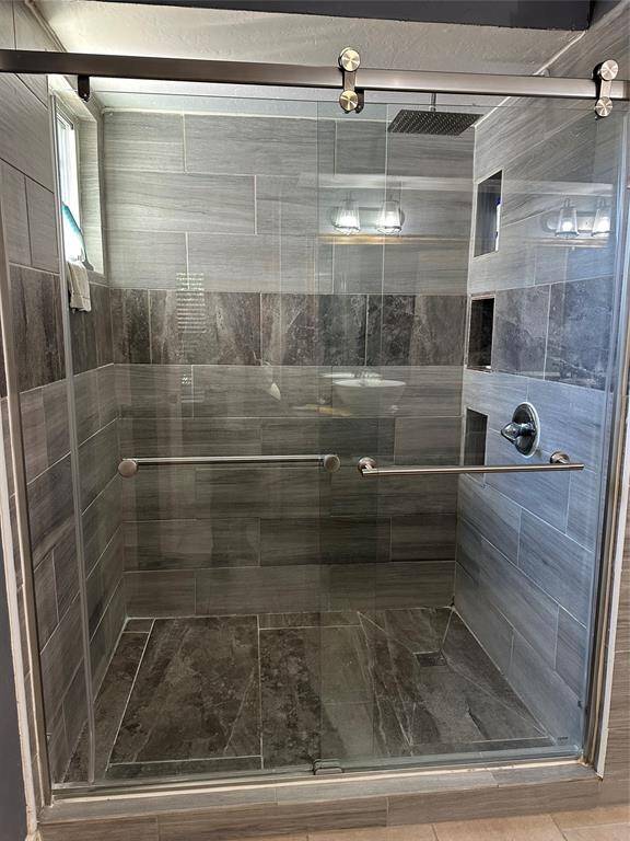 recently remodeled walkin shower