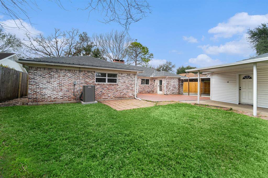 The view of the back of the home.