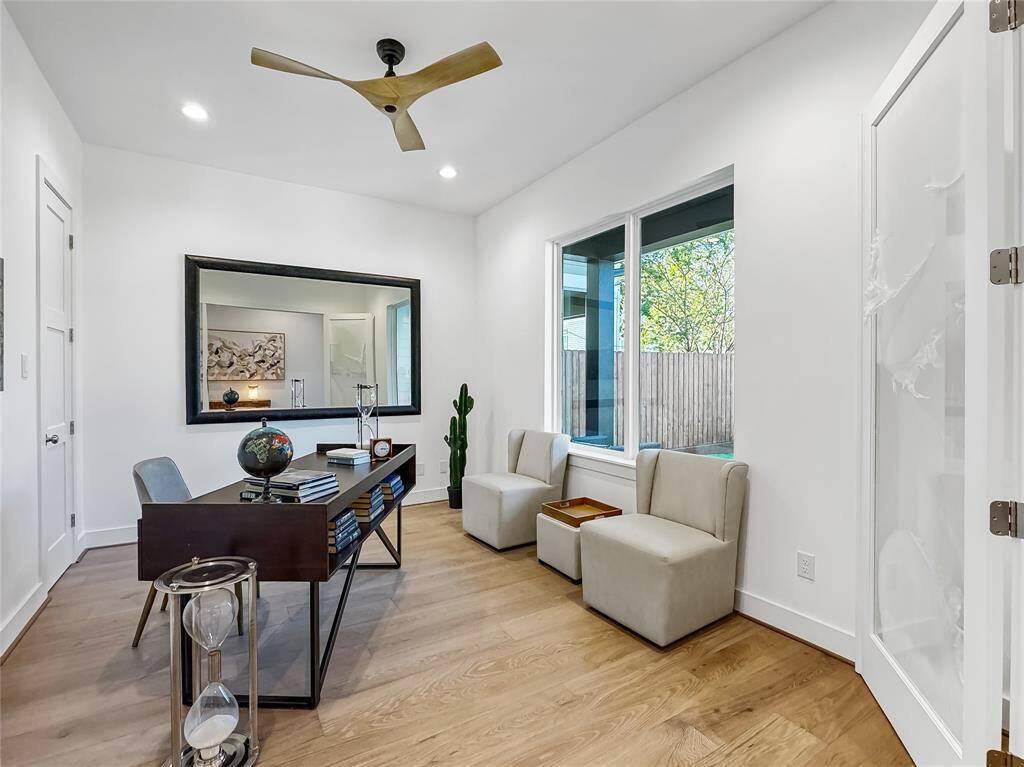 Study on First level that could also be 5th bedroom