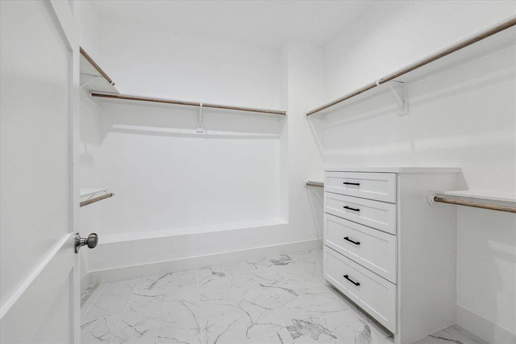 Primary closet