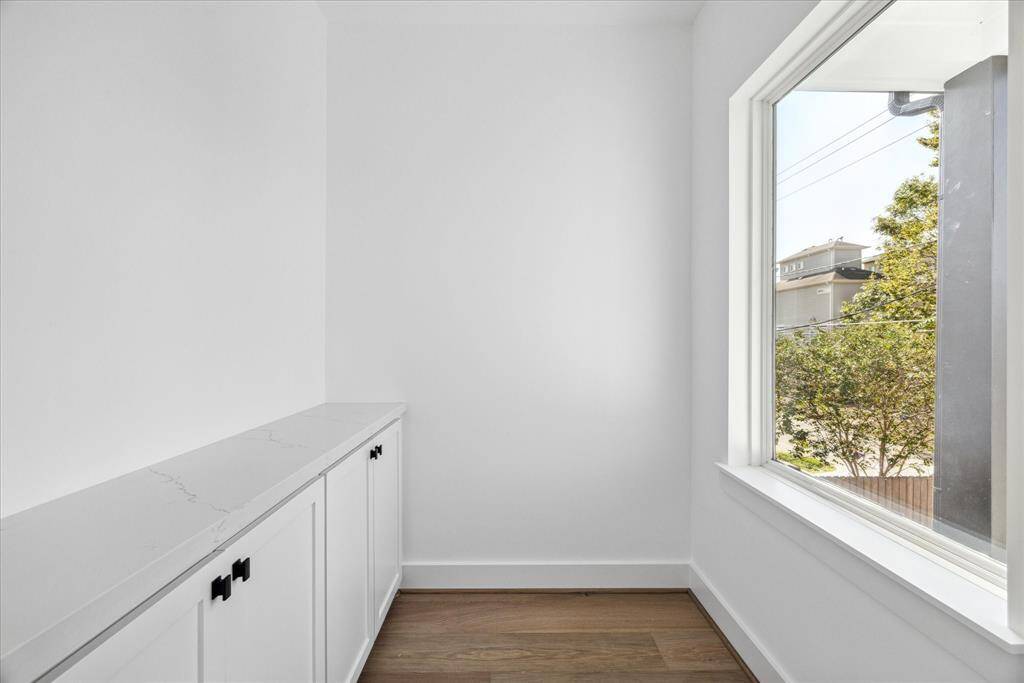 Dry bar in closet off game room