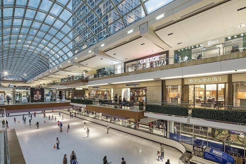 Shop until you drop at Houston's Famous Galleria Mall!