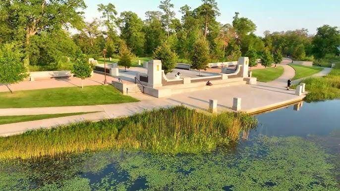 Take a stroll through Memorial Park on a warm, gorgeous Texas afternoon!