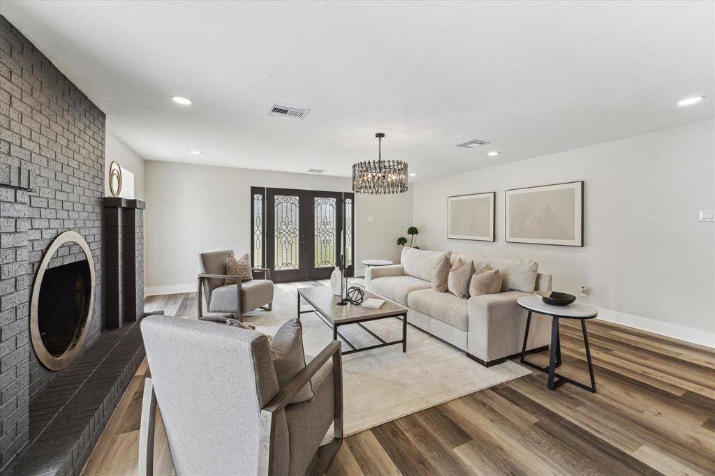 What a beautiful space to welcome friends and family into your home! Step inside to discover a thoughtfully designed interior filled with elegant features and tasteful updates that encourage them to come in and stay a while.