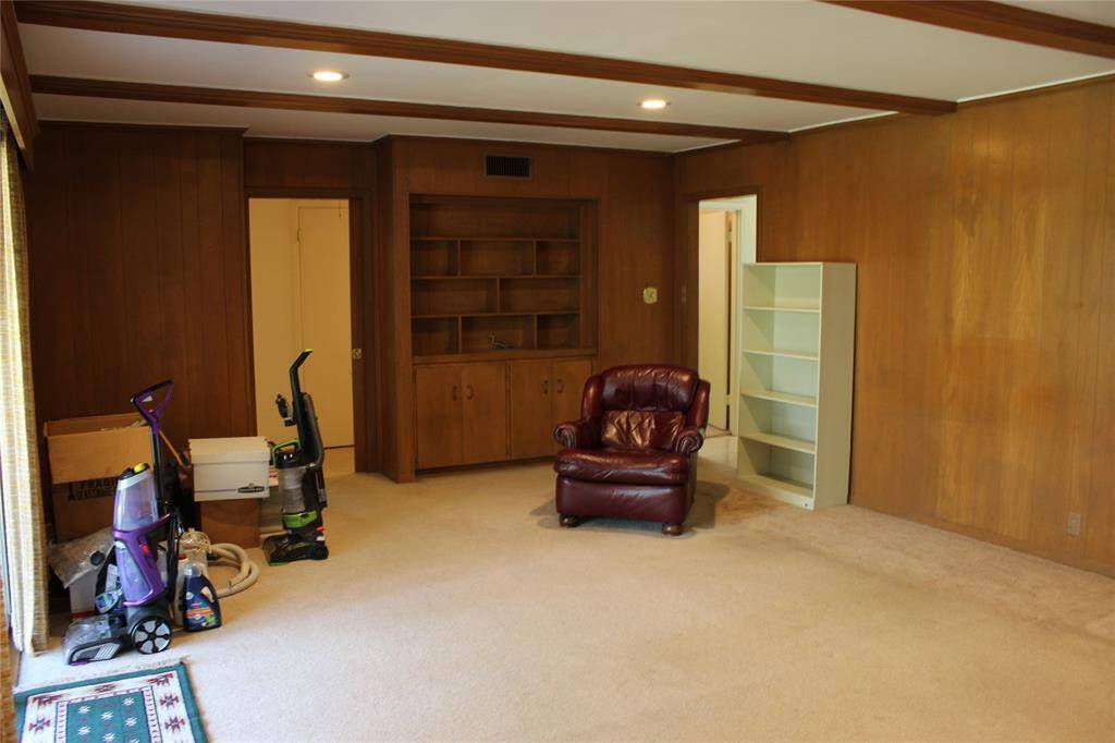 Another view of the family room as it leads to the bedrooms