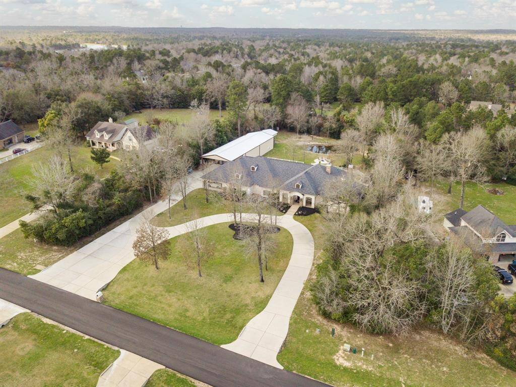 Aerial view of this stunning estate. Schedule your showing to view today.