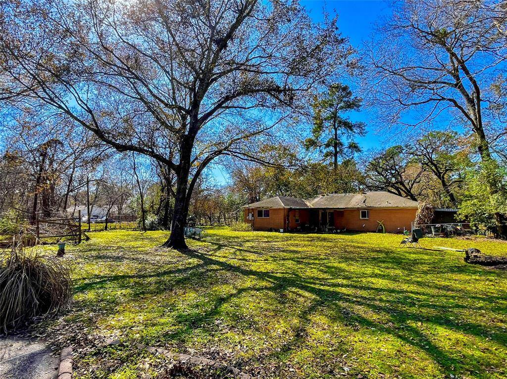 Another view of the expansive backyard