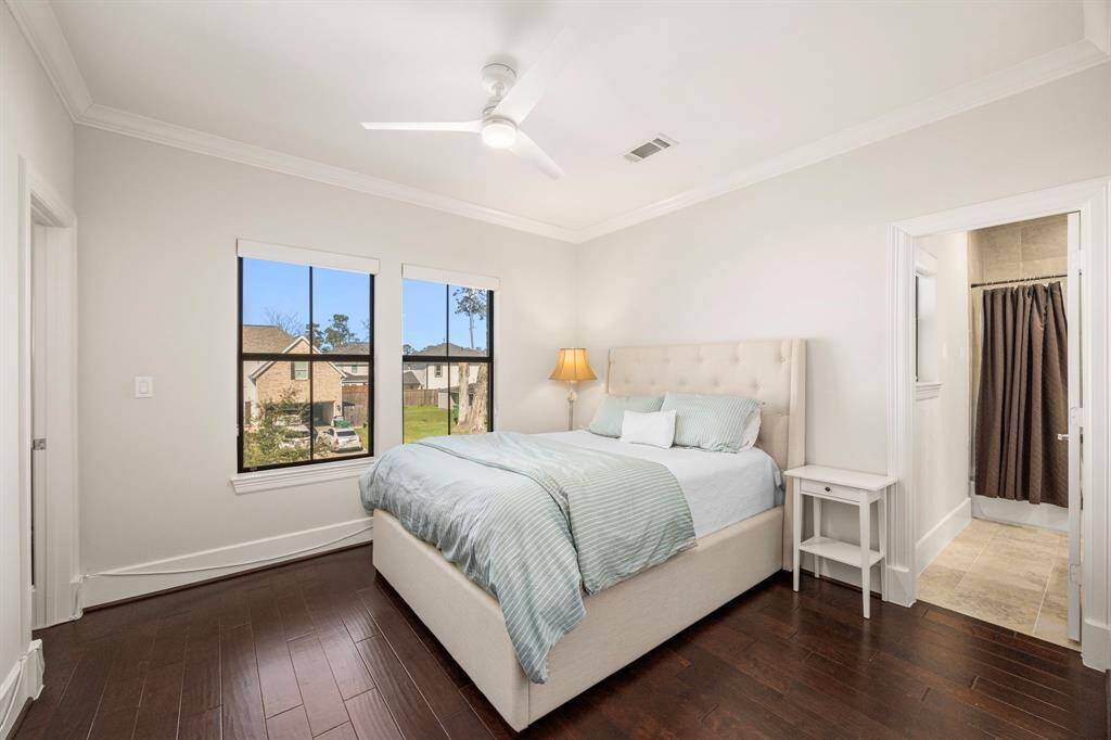 North facing guest bedroom.