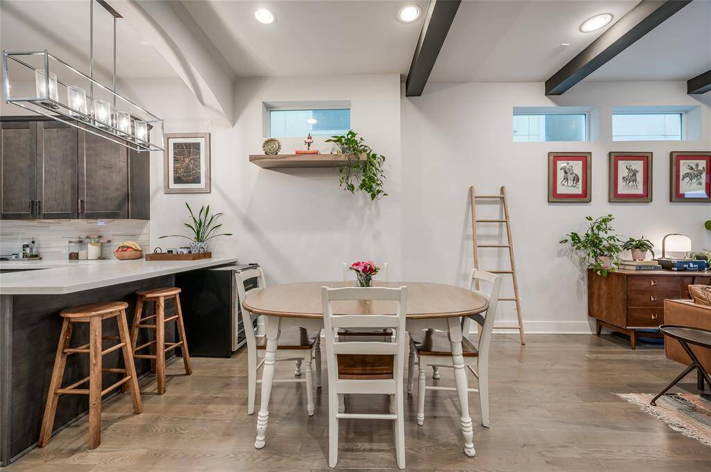 Think of the dinners you'll have in the open dining area between the kitchen and living room.