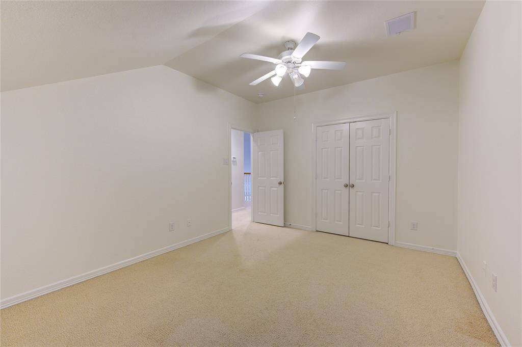 These rooms offer ample closet space and ceiling fans for added comfort. Designed with versatility in mind, they are perfect for family members, guests, or even a home office.