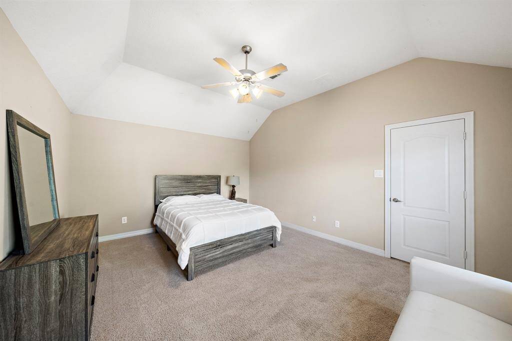 This versatile flex room offers limitless potential, featuring vaulted ceilings and plush carpet flooring. Perfect as a playroom, movie room, or even an expanded entertainment area, this space is ready to be customized to fit your unique lifestyle needs.