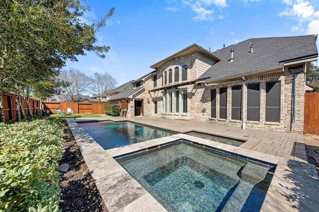 The backyard is stunning!