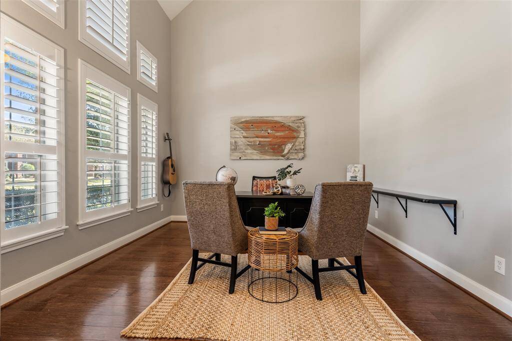 This area is great as a home office or formal living area.
