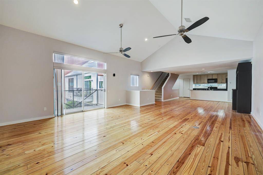 Living room featured without furnishings