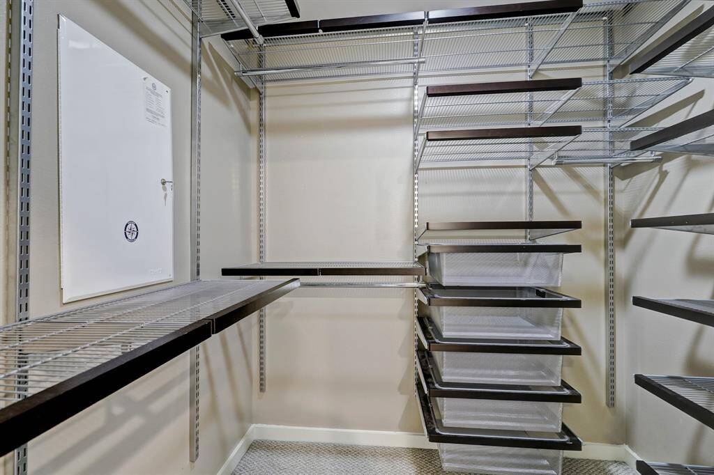 Primary closet.