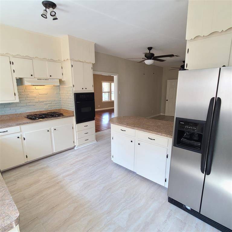 kitchen, looking towards living and dining