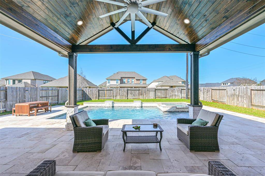 Stunning covered porch!