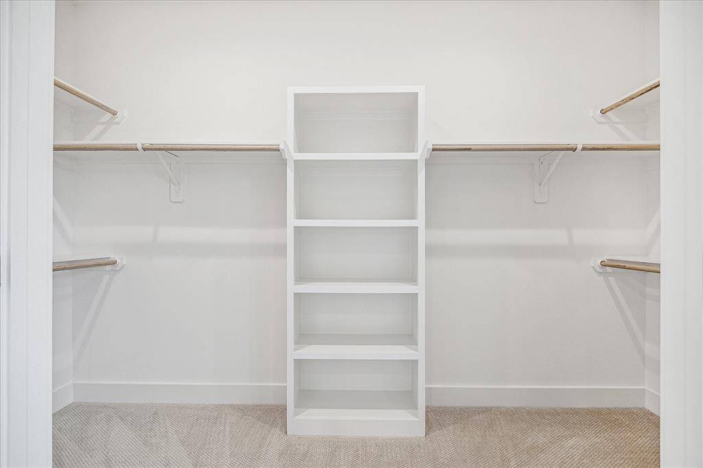 One of 2 walk in closets in the Primary.