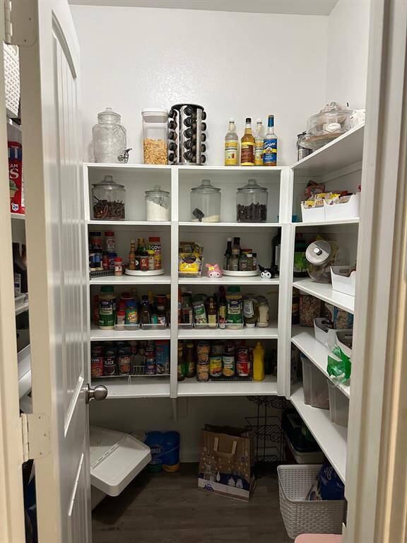 Walk in pantry.