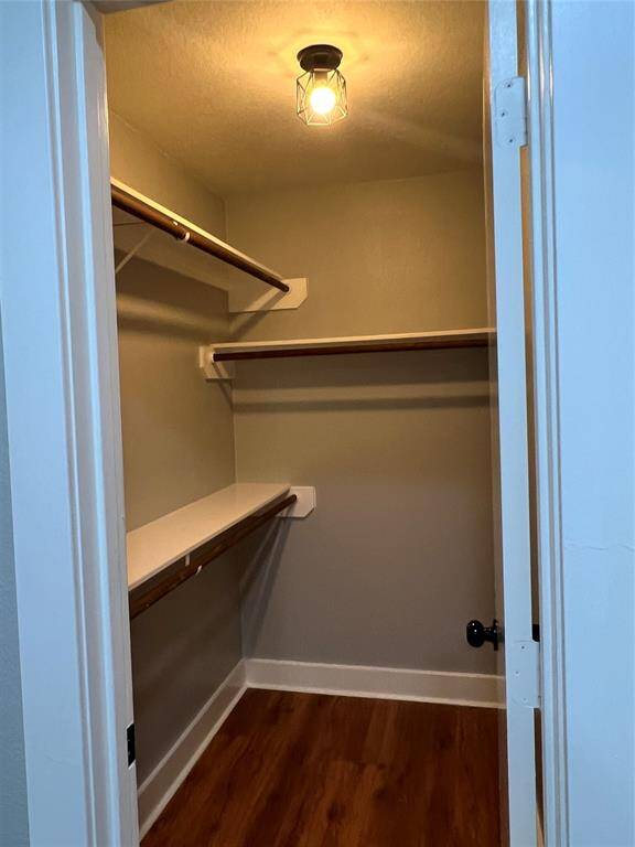 Master walk in closet