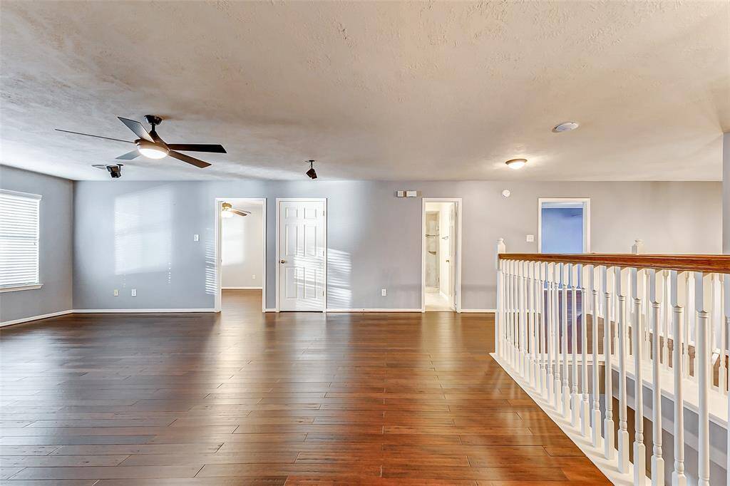 The game room is designed for ultimate entertainment; add some theater seating or oversized sectional for movie nights, or add a pool table, card table, etc.