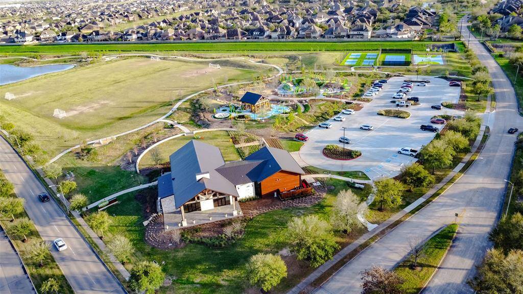Just down the street is this newly-opened Creekside Park!
