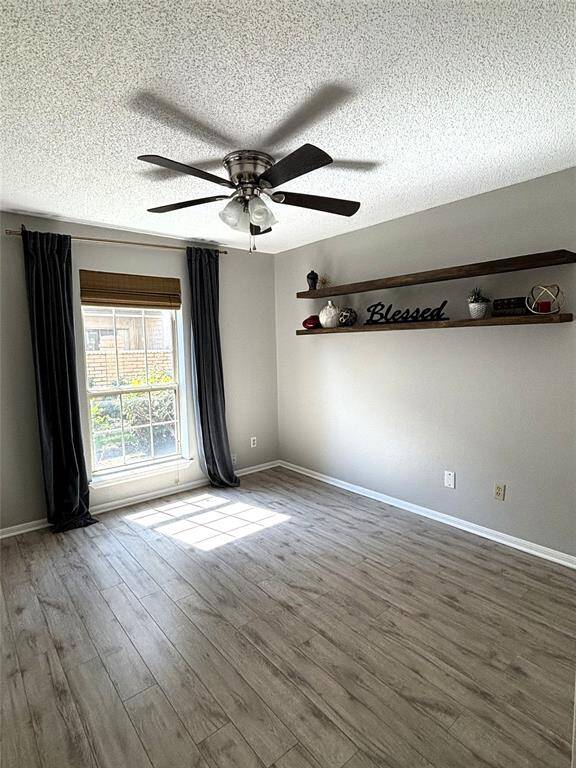 Secondary bedroom has lots of natural light.  Double pane windows and fresh paint.