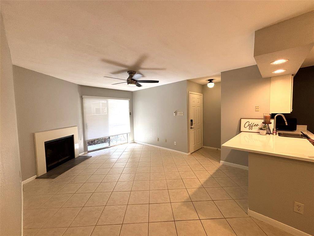 Living room is very open, making it so spacious and comfortable.