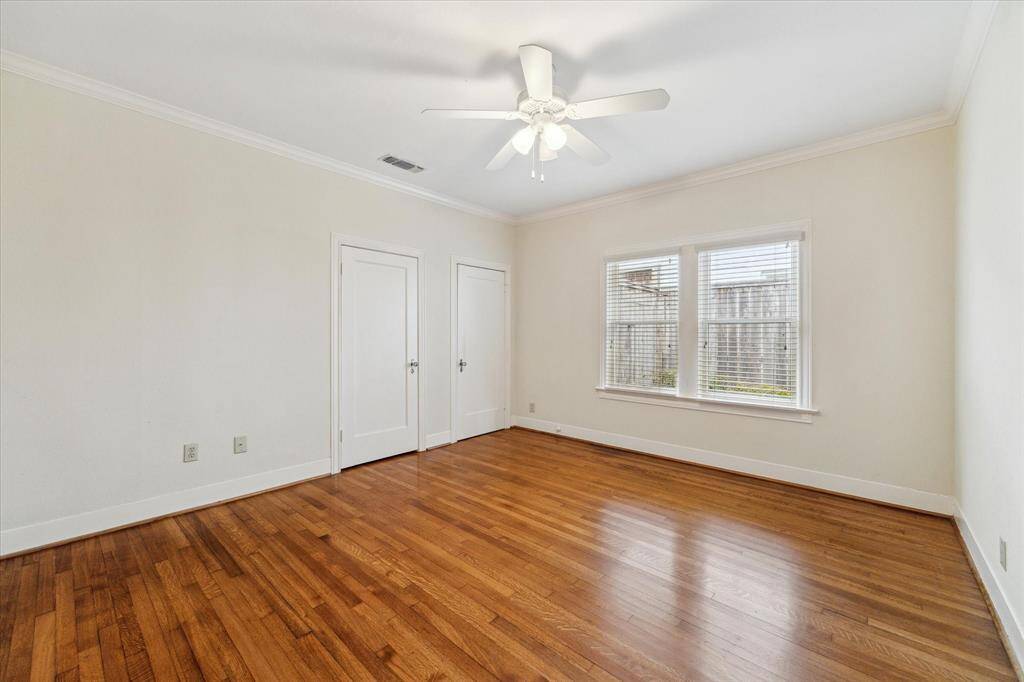 Secondary bedrooms with views to the East.
