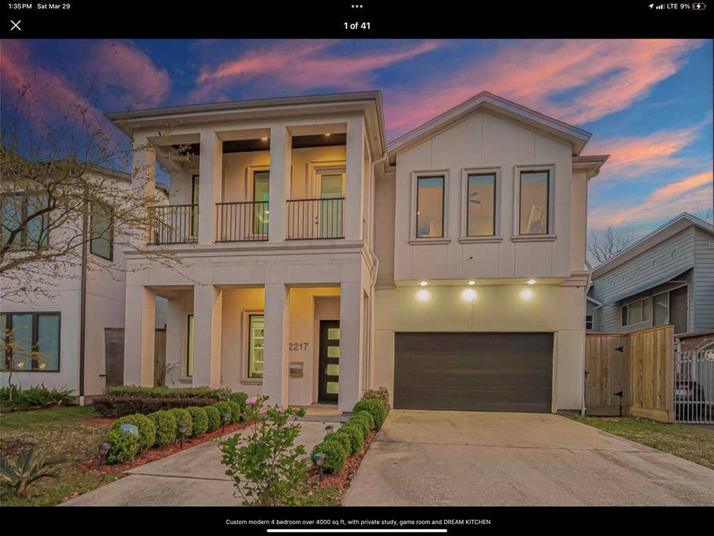 Custom modern 4 bedroom over 4000 sq ft, with private study, game room and DREAM KITCHEN