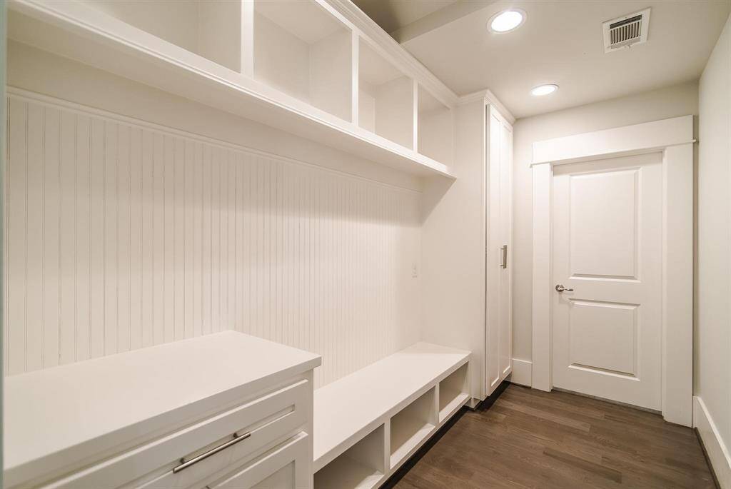 MUD room just off garage entry