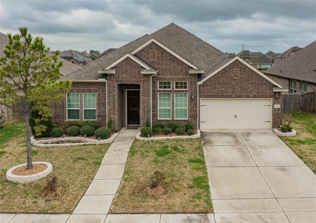 Welcome home 2321 Rosehill Garden Trl beautiful brick exterior 2 car garage no back neighbors