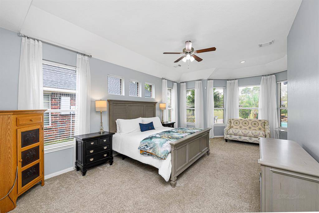 Primary suite with sitting area