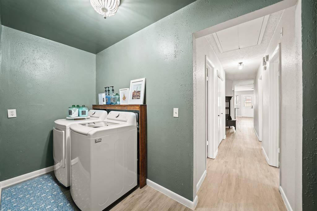 Included is access to the home's two-car attached garage complete with an automatic garage door opener.