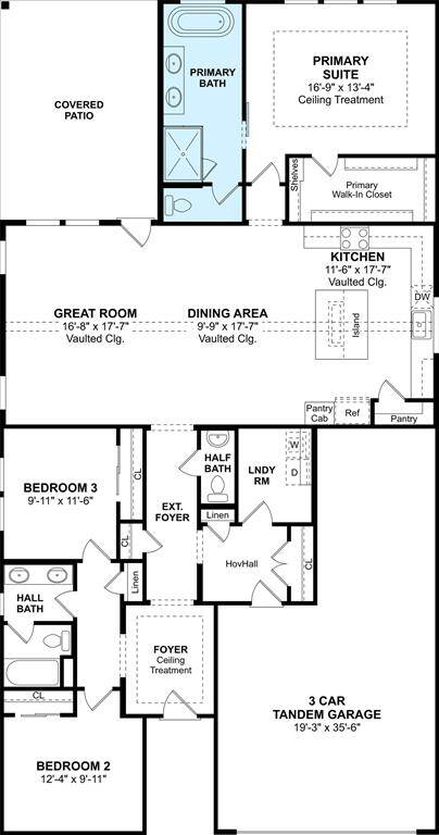 The Tacoma floor plan by K. Hovnanian Homes. 1st floor shown. *Prices, plans, dimensions, features, specifications, materials, and availability of homes or communities are subject to change without notice or obligation.