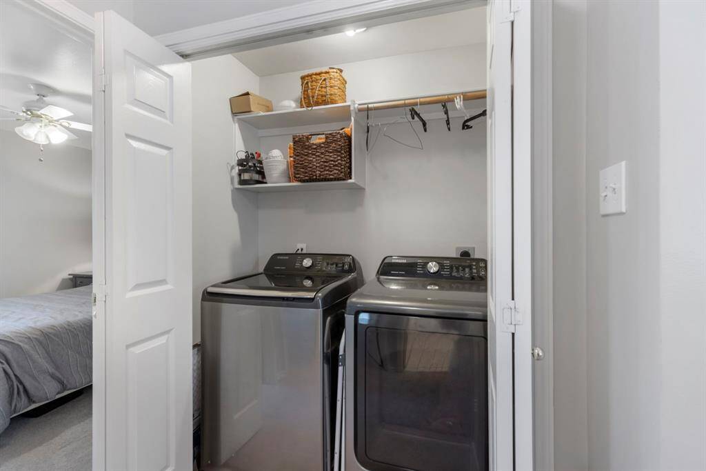 Conveniently located upstairs, the utility room provides easy access for laundry, making chores a breeze.