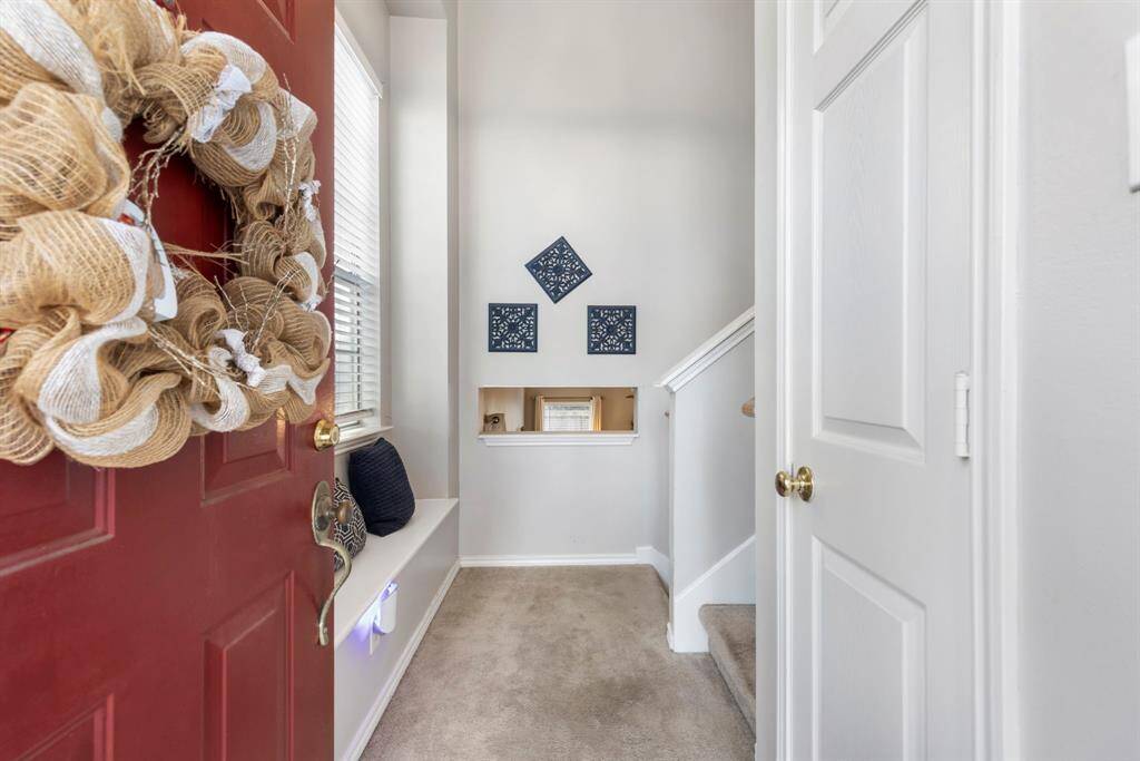 Step inside to a thoughtfully designed split floor plan, featuring open-concept living downstairs and all bedrooms upstairs for added privacy.