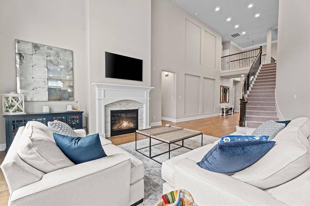 Gorgeous open floor plan with so much natural light.