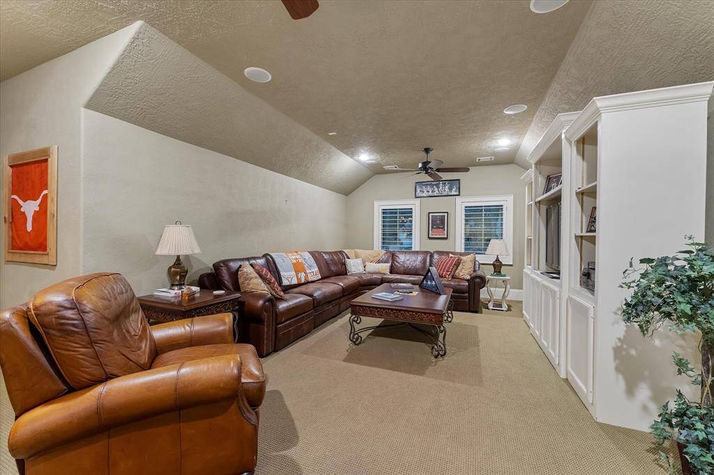 Large Game Room or 4th Bedroom with full bath and large closet.  There is a door leading into gameroom