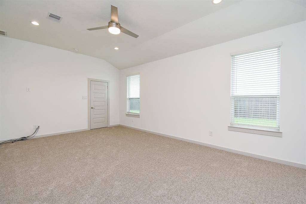 Plenty of wall and floor space will nicely accommodate your special bedrooms pieces.