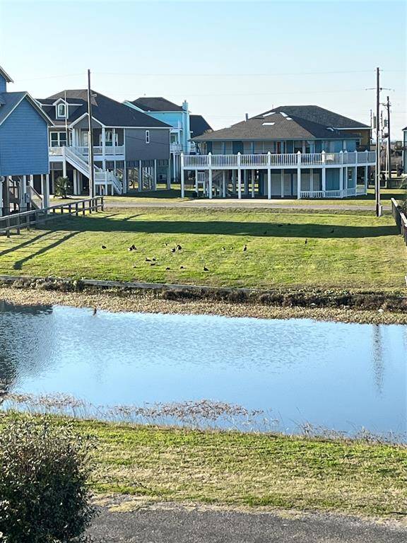 Pond, front of property