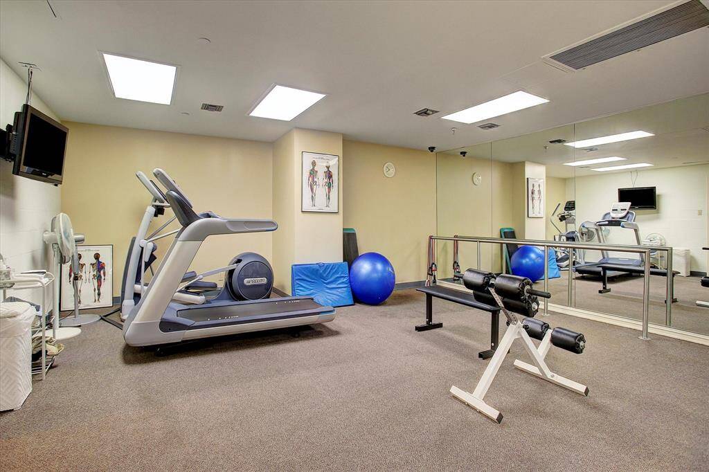 Another view of the gym.